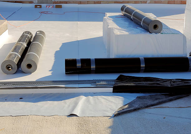 construction site waterproofing and insulation pvc terrace